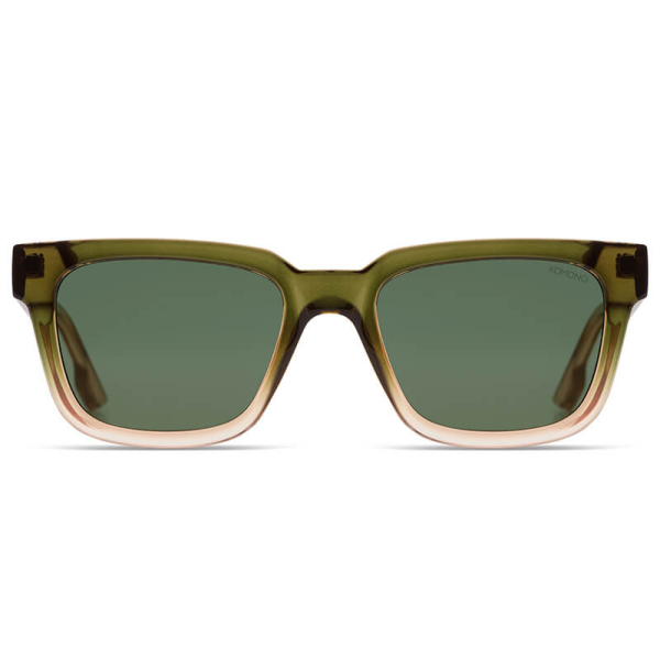 Komono Sonnenbrille Bobby Pacific Sunset grün,  getönte Gläser, front